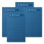 Large Prelabeled Recycled Waste Panels for Tailor and Landmark Series Containers, 20.72" x 0.5" x 34.33", Blue, 4/Carton1