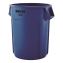Brute Container, 10 gal, Plastic, Blue1