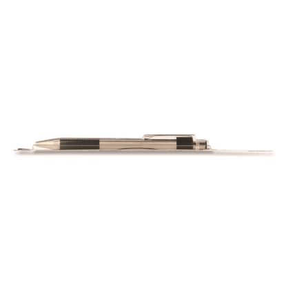 F-301 Ballpoint Pen, Retractable, Fine 0.7 mm, Black Ink, Stainless Steel/Black Barrel1