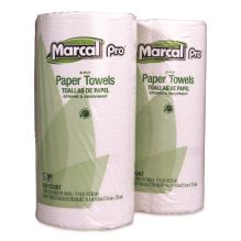 100% Premium Recycled Kitchen Roll Towels, 2-Ply, 11 x 8.8, White, 12 Rolls/Carton1