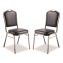 9300 Series Deluxe Upholstered Stack Chair, Vinyl, Supports 500 lb, 19" Seat Ht, Midnight Blue Seat/Back, Silver Base, 2/Pack1