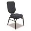 Flex-Back Banquet Chair, Supports Up to 500 lbs, 18.6" Seat Height, Morticia Blue Lagoon Seat/Back, Black Base, 2/Pack1