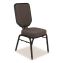Flex-Back Banquet Chair, Supports Up to 500 lbs, 18.6" Seat Height, Morticia Onyx Seat/Back, Black Base, 2/Pack1