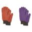 Microfiber Dusting Gloves, 2 Coral Gloves with Black Cuffs, 2 Purple Gloves with Black Cuffs1