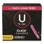 U by Kotex Click Compact Tampons, Super, 32/Pack1