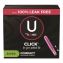 U by Kotex Click Compact Tampons, Regular, 32/Pack1