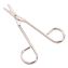 First Aid Scissors, 4.5" Long, Straight Nickel Handle1