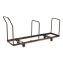 Folding Chair Dolly For Vertical Storage, Metal, 1,100 lb Capacity, 19.25" x 81" x 38.5", Brown1
