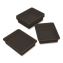 Storage Tray, Flat, 0.8 gal, 10.65" x 10.65" x 2.96", Black, 5/Pack1