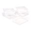Storage Tray, Flat, 1.69 gal, 10.65" x 13.17" x 2.96", Translucent, 5/Pack1