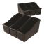 Large Book Bin,  2 gal, 5.3" x 14.3" x 7", Black, 6/Pack1