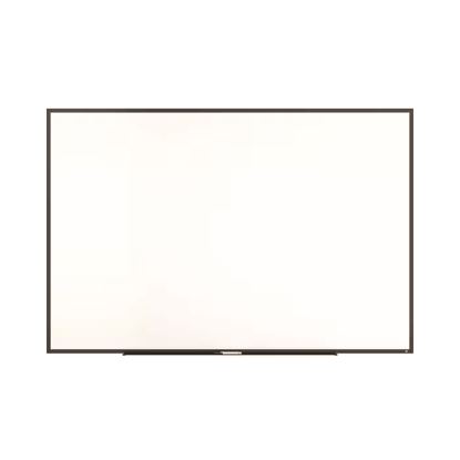 Melamine Dry Erase Board, 72" x 48", White Surface, Black Aluminum Frame1