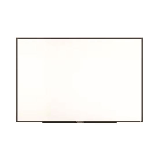 Melamine Dry Erase Board, 72" x 48", White Surface, Black Aluminum Frame1