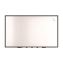 Magnetic Steel Dry Erase Board, 36" x 60", White Surface, Black Aluminum Frame1