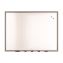 Magnetic Porcelain Dry Erase Board, 48" x 36", White Surface, Gray/Natural Aluminum Frame1