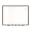 Magnetic Porcelain Dry Erase Board, 48" x 36", White Surface, Black Aluminum Frame1