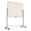 Magnetic Steel Mobile Dry Erase Board, 4 ft x 3 ft, White Surface, Aluminum Frame1