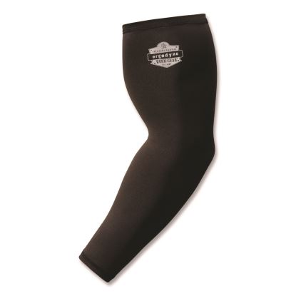 Chill-Its 6691 Cooling Arm Sleeves with Box-Handling Grip, Polyester/Spandex, 2X-Large, Black1