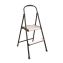2-Step Stepstool, 250 lb Capacity, 19" Working Height, 22.5" Spread, Black/Silver1