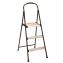 3-Step Stepstool, 250 lb, 28.75" Tall, 28.35" Spread, Black/Silver1