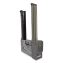 Cutlery Dispenser Tower, Holds 125 Forks, 2.6 x 15.4, Gray, 10/Carton1