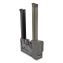 Cutlery Dispenser Tower, Holds 125 Knives, 2.6 x 15.4, Gray, 10/Carton1