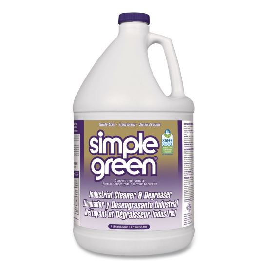 Industrial Cleaner and Degreaser, Lavender Scent, 1 gal Bottle,  6/Carton1