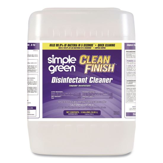 Clean Finish Disinfectant Cleaner, Herbal Scent, 5 gal Pail1