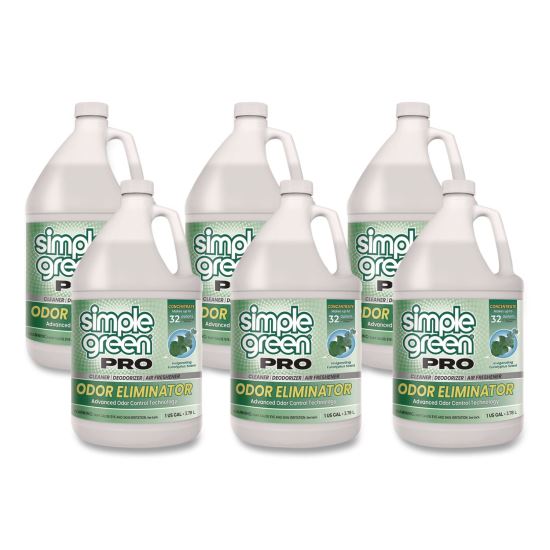 Pro Odor Eliminator, Eucalyptus Scent, 1 gal Bottle, 6/Carton1