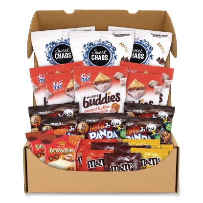 Peanut Butter and Chocolate Dessert Box, Peanut Butter Chocolate, 24 Assorted Snacks/Box1