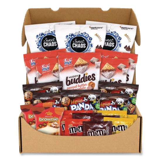 Peanut Butter and Chocolate Dessert Box, Peanut Butter Chocolate, 24 Assorted Snacks/Box1