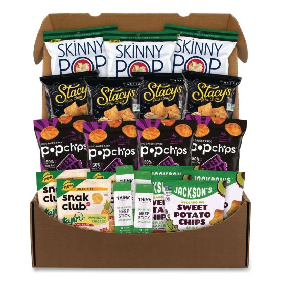 Sweet and Spicy Snack Box, 22 Assorted Snacks/Box1