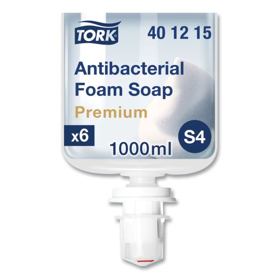 Premium Antibacterial Foam Soap Refill, Unscented, 1 L, 6/Carton1