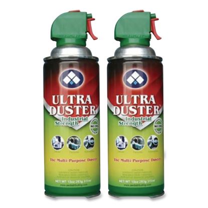 Industrial Strength Compressed Air Duster Cleaner, 10 oz Can, 2/Pack1