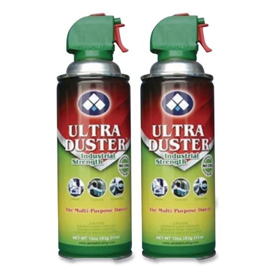 Industrial Strength Compressed Air Duster Cleaner, 10 oz Can, 2/Pack1