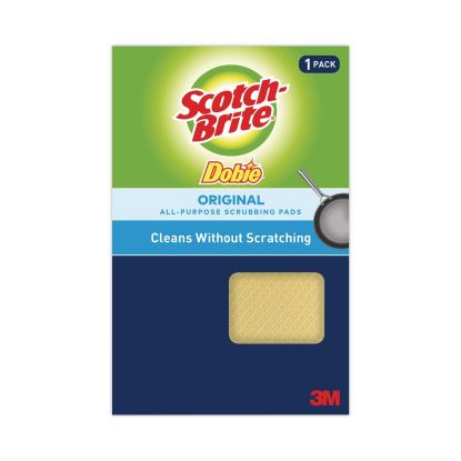 Dobie All-Purpose Cleaning Pad, 3.15 x 4.95, 2.24" Thick, Yellow, 24/Carton1