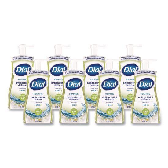 Antibacterial Foaming Hand Wash Refill, Soothing White Tea Scent, 10 oz, 8/Carton1