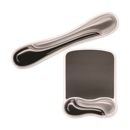 Duo Gel Mouse and Keyboard Wrist Rest Bundle, Black/Gray1