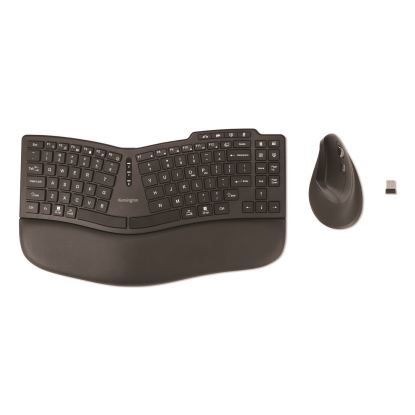 Pro Fit Ergo KM675 EQ Wireless Desktop Set, 2.4 GHz/30 ft Wireless Range, Black1