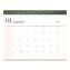 WorkStyle Monthly Desk Pad Calendar, 21.75 x 17, White Sheets, Teal Headband/Clear Corners, 12-Month (Jan-Dec): 20261