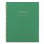 Badge Geo Weekly/Monthly Planner, 11 x 8.5, Green Cover, 13-Month (Jan-Jan): 20261