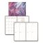 Recycled Non-Dated Monthly/Weekly Planner, Crystals, Blue/Pink/White Cover, Undated1