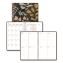 Recycled Non-Dated Monthly/Weekly Planner, Fall Floral, Multicolor Cover, Undated1