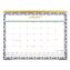 Tile Monthly Desk Pad Calendar, Geometric Artwork, 22 x 17, White/Blue/Green Sheets, 12-Month (Jan to Dec): 20261