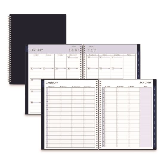 Passages Weekly Appointment Book and Monthly Planner, 11 x 8.5, Navy Cover, 12-Month (Jan to Dec): 20261