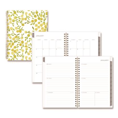 Mimosa Weekly/Monthly Planner, 8 x 5, Lemon Artwork, Yellow/Green/White Cover, 12-Month (Jan to Dec): 20261