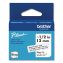 Genuine P-Touch BTAG Label Tapes, 0.47" x 13.1 ft, Black on Clear1