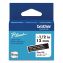Genuine P-Touch BTAG Label Tapes, 0.47" x 13.1 ft, White on Black1