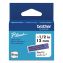 Genuine P-Touch BTAG Label Tapes, 0.47" x 13.1 ft, Black on Purple1