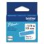 Genuine P-Touch BTAG Label Tapes, 0.47" x 13.1 ft, Blue on Light Blue1
